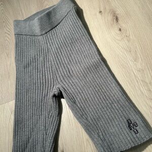 OVO Women’s Ribbed Knit Shorts – Grey